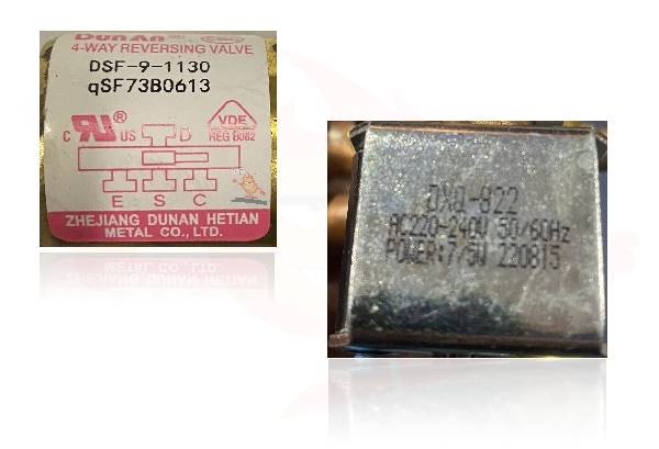 PC Zawór 4 drogowy DUNAN DSF-9-1130 DXQ-822 zestaw