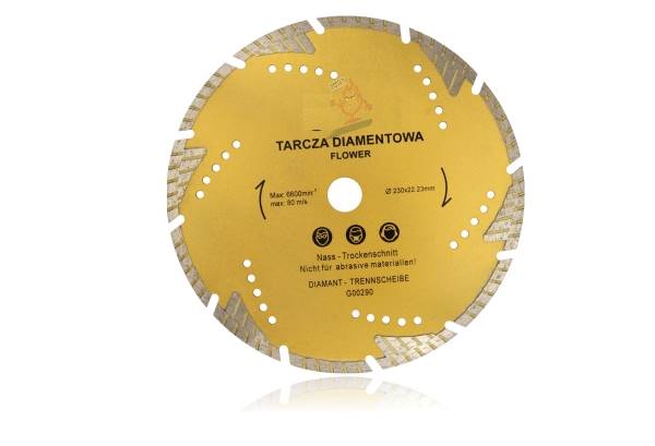 GEK G00290 Tarcza 230 diamentowa FLOWER segmentowa