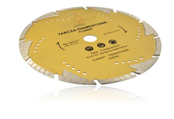 GEK G00290 Tarcza 230 diamentowa FLOWER segmentowa