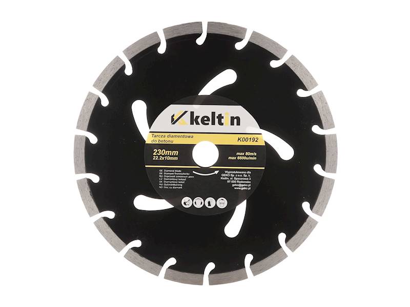 GEK K00192 Tarcza diamentowa do betonu 230x10mm