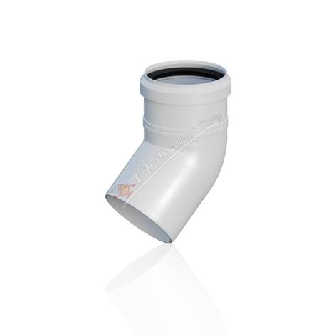 RIC 11060B PPR Kolanko 45st 60mm jednościenne