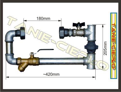 Obieg pompy POZIOM 6/4 obejście OP32POZ NISKI