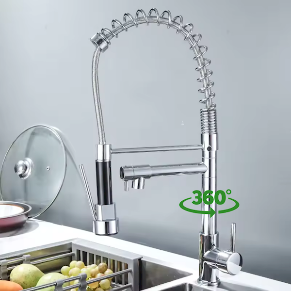 ZXC 9807B Bateria zlewozmywakowa 2-funkcyjna