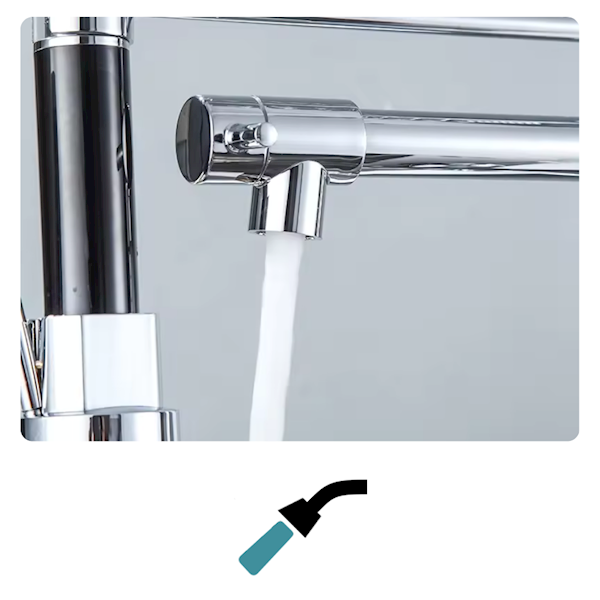 ZXC 9807B Bateria zlewozmywakowa 2-funkcyjna