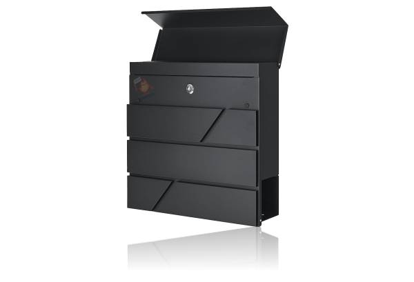 GEK G10922 Skrzynka na listy 36,7x37x10cm Antracy