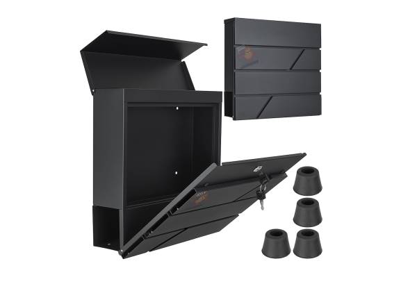 GEK G10922 Skrzynka na listy 36,7x37x10cm Antracy