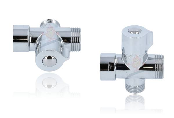 HDRL Przełącznik natrysku 3/4x1/2x3/4 dwu funkcyjny do deszczownicy deszczowni natrysku prysznica