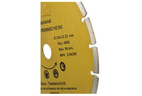 GEK G00253 Tarcza 230 diamentowa GEK segmentowa