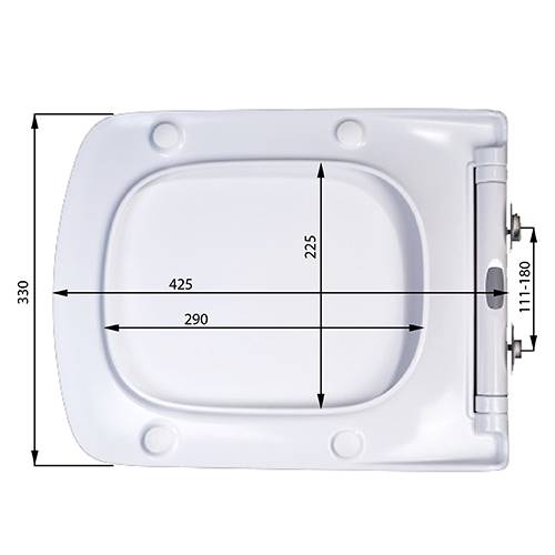 MAS NOVA PRO SLIM Deska wolnoopadająca KOŁO