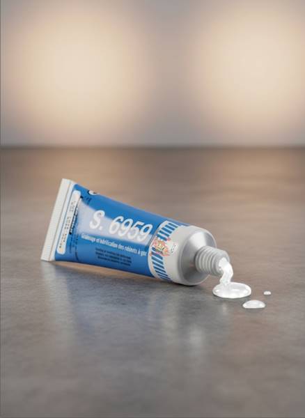 GEB Smar do zaworów przekładni S6959 silikonowy wysokotemperaturowy, niskotemperaturowy do instalacji CO