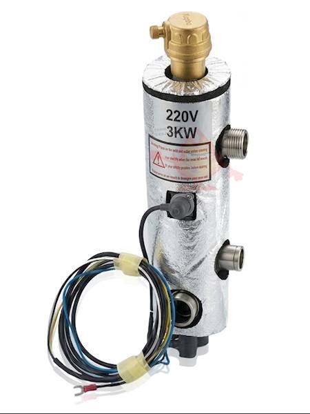 PC Przepływowa grzałka elektryczna Pompy Ciepła 3,0kW 230V TermSystem