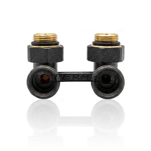 HDRL Przyłącze grzejnika V 3/4" KĄT szelki ANTRACY