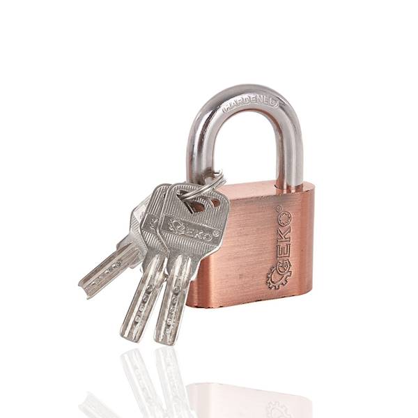 GEK G01306 Kłódki zestaw 3 sztuk z 1 kluczem