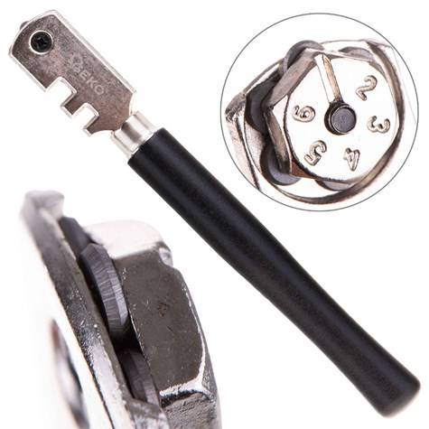 GEK G02697 Nóż do cięcia szkła 6 ostrzy