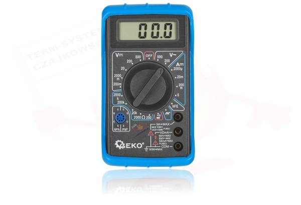 GEK G30826 Miernik uniwersalny cyfrowy z buzerem