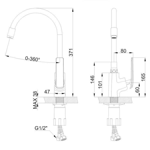 INV BZ-39-004-L Bateria z elastyczną wylewką CZAR
