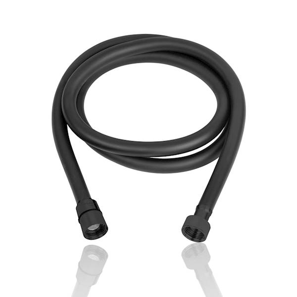 INV Wąż natryskowy 150cm CZARNY DARK