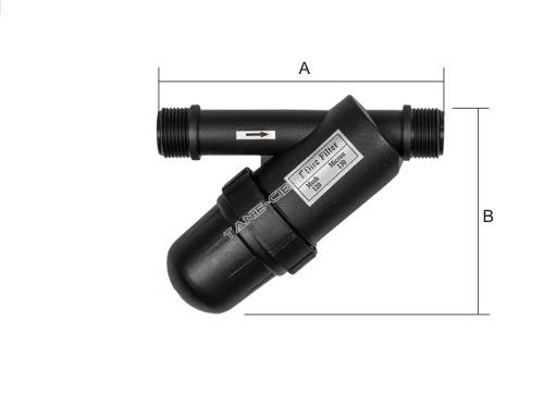 BRA DSF-SML Filtr siatk 3/4x20mm z zaworami-ZOBACZ