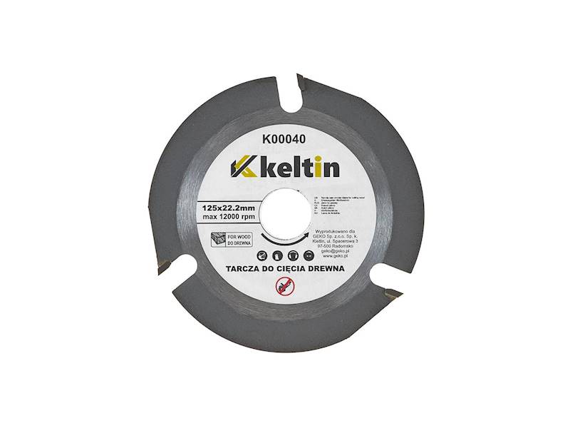 GEK K00040 Tarcza do drewna 125x22,23