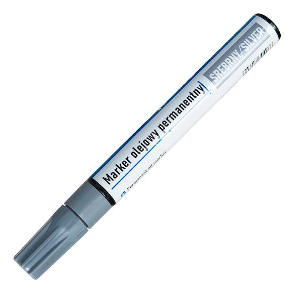 GEK G29018 Marker olejowy permanentny SREBRNY