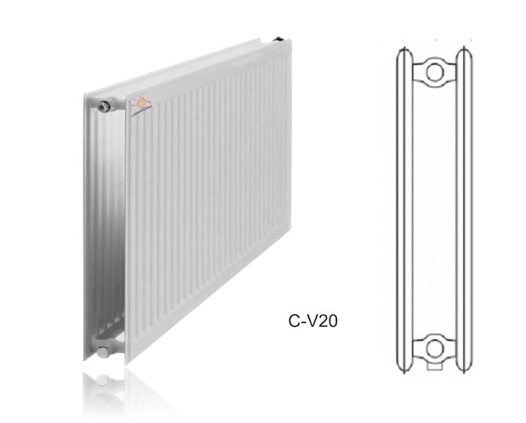 Grzejnik panel. V20 900x400 higieniczny sanitarny