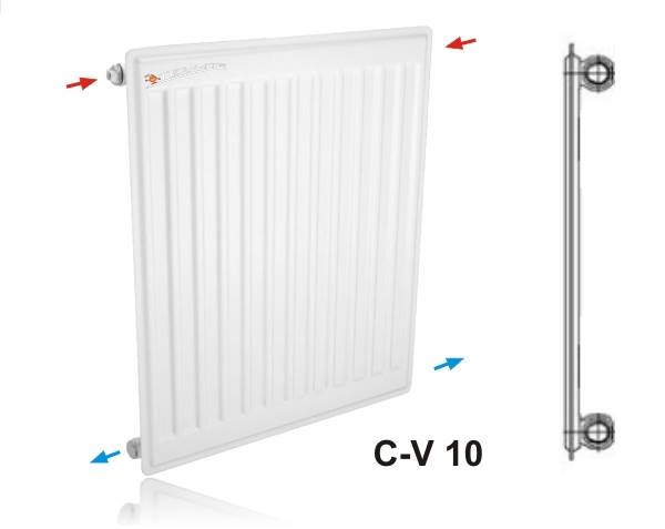 Grzejnik panel. C10 500x1200 higieniczny sanitarny