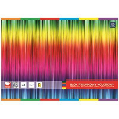 BLOK RYSUNKOWY A4/20 KOLOR BARW. W MASIE A'10 0020