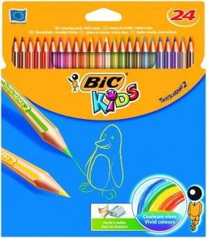 KREDKI BIC 24KOL. TROPICOLORS2 2510
