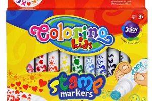 FLAMASTRY KIDS PIECZĄTKI 10 KOL 34623
