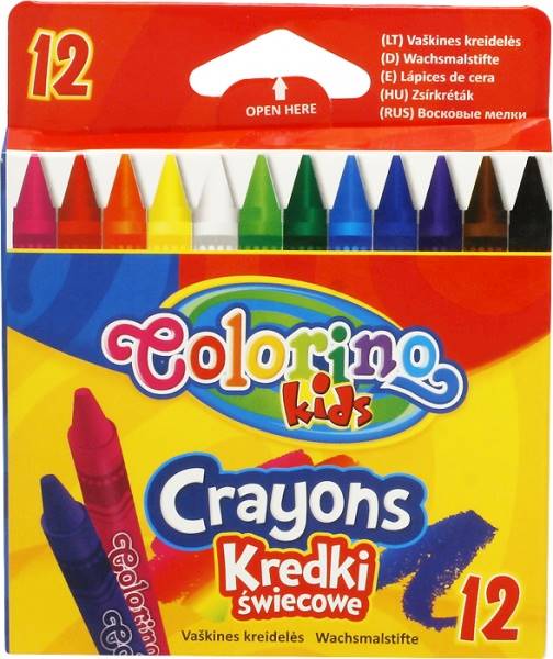 13314PTR/1 KREDKI ŚWIECOWE COLORINO 12k NEW /12/