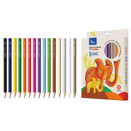Kredki 15k. trójkąt. Jumbo TETISKI, Tetis PROMOCJA