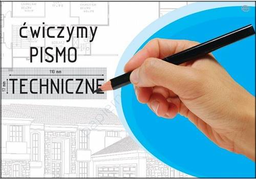 BLOK ĆWICZYMY PISMO TECHNICZNE A4 a'10 0040