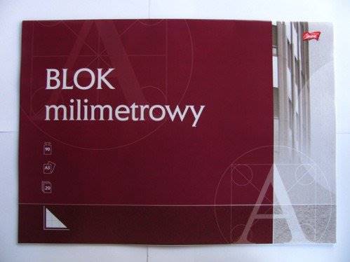Blok milimetrowy A3, Interdruk
