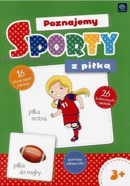 Książka kolorowanka A4 Sport z piłką, Interdruk