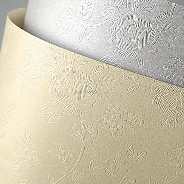 Karton ozdobny Floral kremowy 220g 20ark. A4, Gale