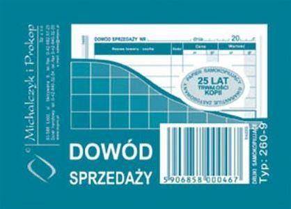 DOWÓD SPRZEDAŻY A7 260-9