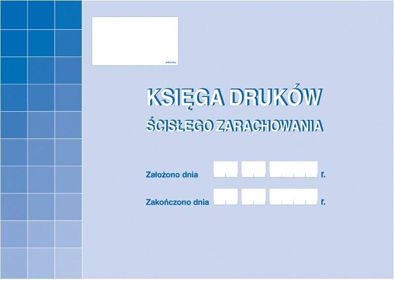 KSIĘGA DRUKÓW ŚCISŁEGO ZARACHOWANIA 710-1
