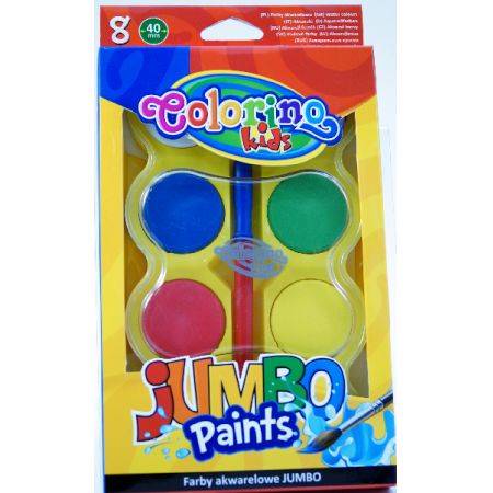 Farby akwarelowe 8k. Jumbo Colorino Patio