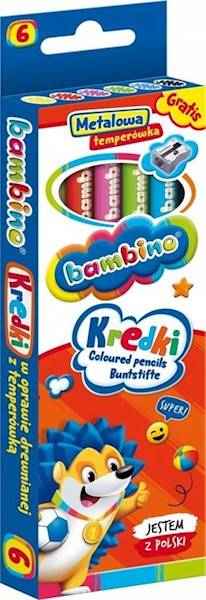 KREDKI BAMBINO 6KOL JUMBO +TEMP. 0232 A"10