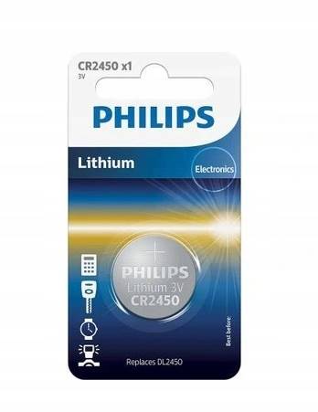 Bateria CR2450 (DL2450) 3V litowa, Philips