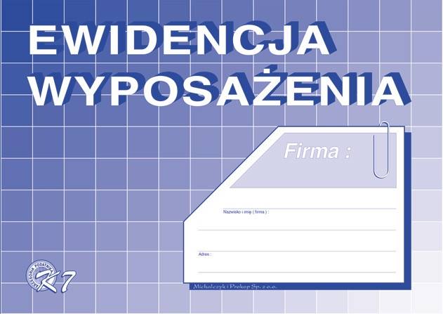 Ewidencja wyposażenia A5 K7