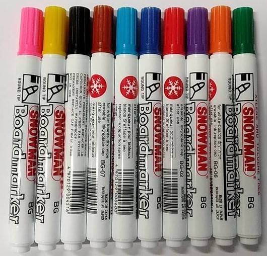MARKER SNOWMAN SBG DO TABLIC NIEBIESKI