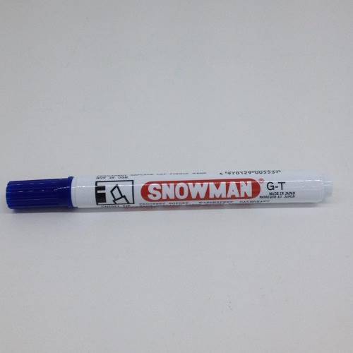MARKER PERMANENTNY SNOWMAN NIEBIESKI ŚCIĘTY 5032