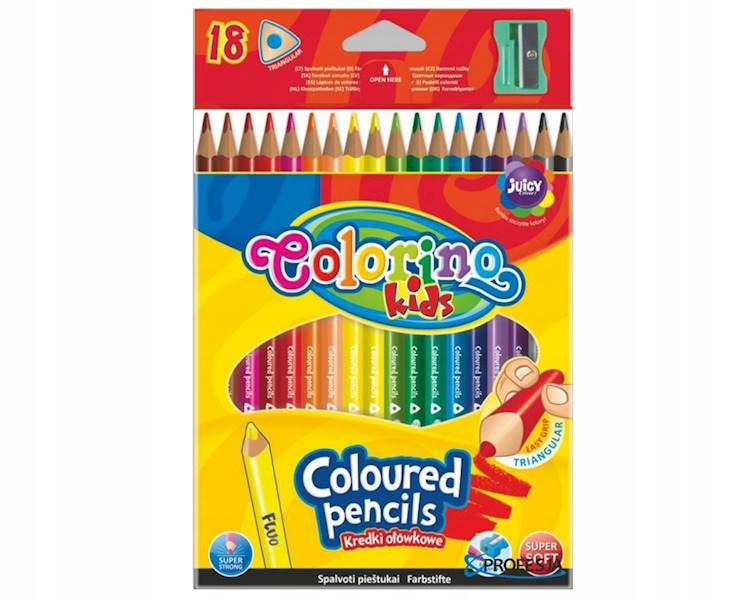 57431PTR KIDS KREDKI OŁÓW.TRÓJK+TEMP.18K COLORINO