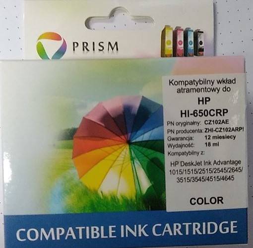 PRISM TUSZ HP NR650 CZ102AE kolor
