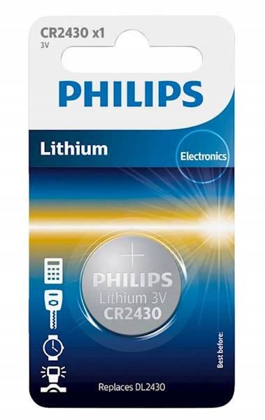 Bateria CR2430 3V litowa, Philips