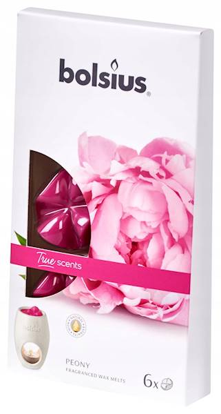 Bolsius True Scents Płatki zapachowe Piwonia 6szt