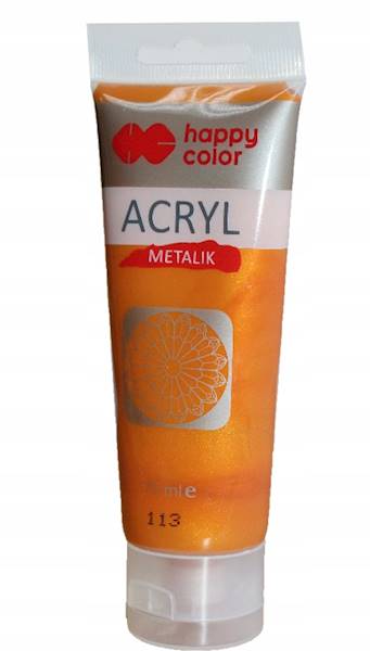 FARBA AKRYLOWA 75 ML MIODOWEZŁOT METALIK nr113