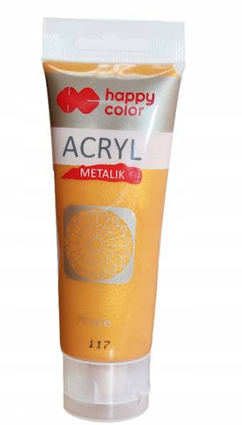 FARBA AKRYL75 ML FLORENCKIE ZŁOTOMETALIK nr117
