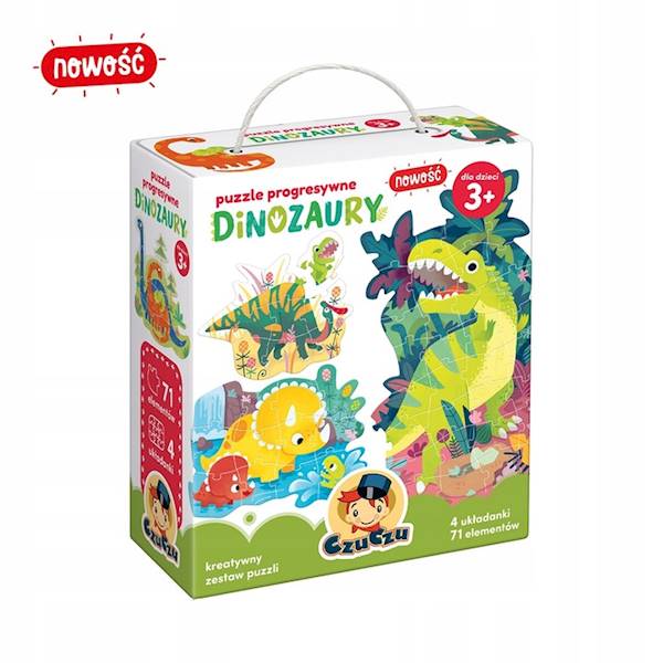 Czuczu Puzzle progresywne - Dinozaury